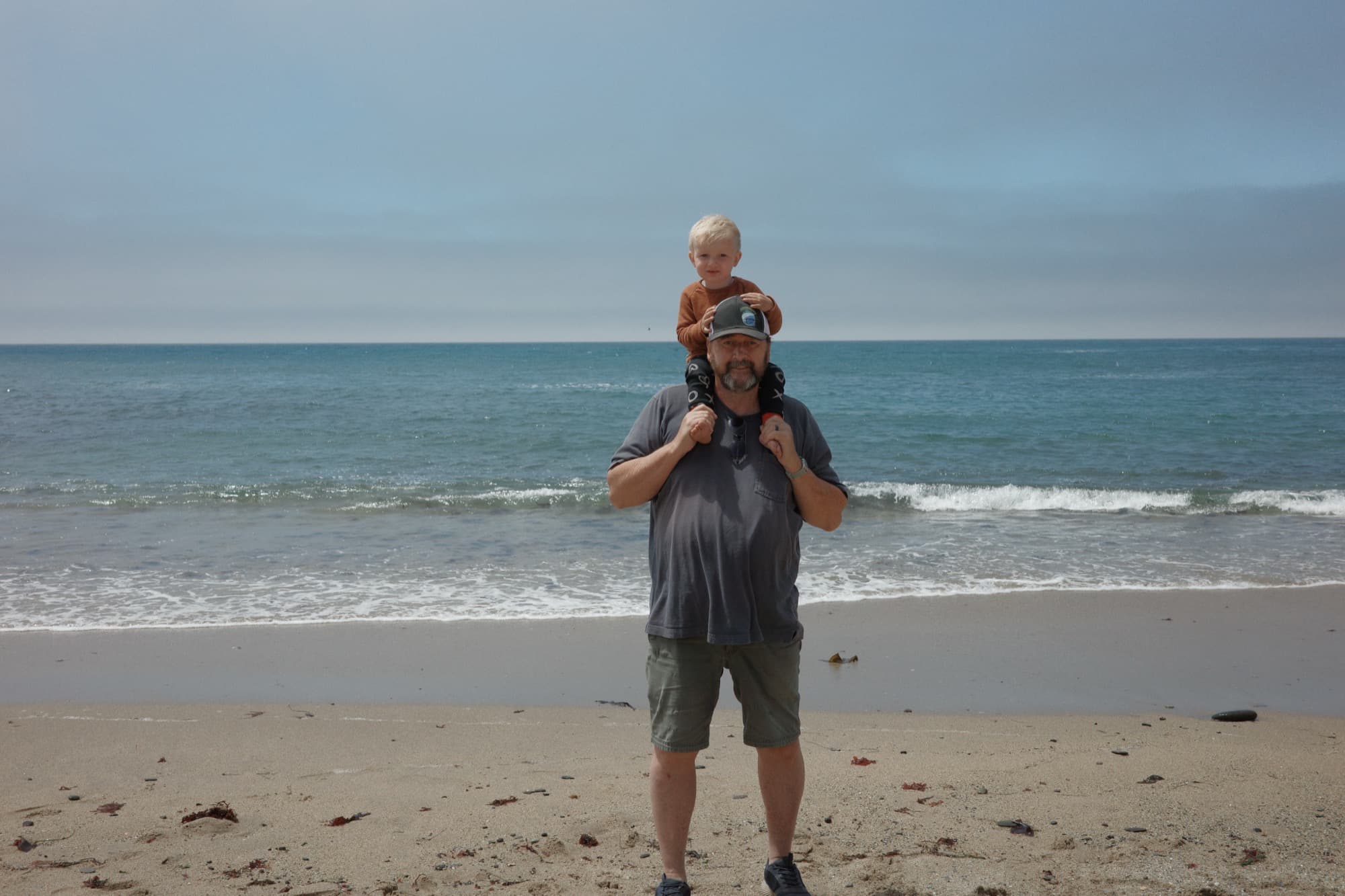 Ric and family at the beach
